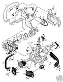 Air Washer Seal Gasket 84918 vintage McCulloch 110 120 130 140 Chainsaw part