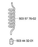 FUEL GAS LINE HOSE + FILTER HUSQVARNA 544325002