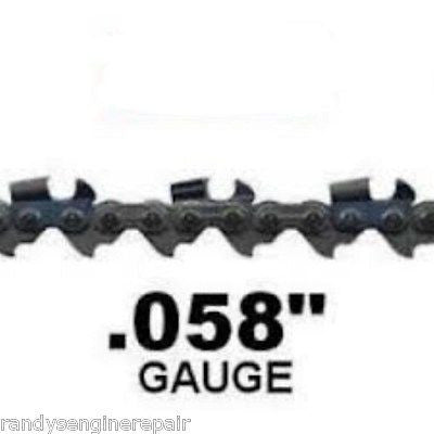 16" Oregon 73LGX-60 .058 3/8" Saw Chain fits brands models in description