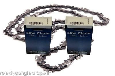 20" 3/8" .058" 2-PK Husqvarna Saw Chain 455 Rancher 460