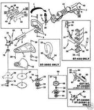 PART 04277 lock nut L/H HOMELITE TRIMMER brush cutter