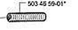 brake spring HUSQVARNA CHAINSAW 340 345 350 346 353