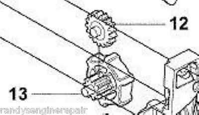 Husqvarna Idler Gear & Adjuster # 545090502 545060201 fits 235E Chainsaw