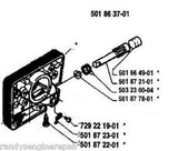 Husqvarna Oil Oiler Pump 501 86 37-01, 503 16 73-01 fit 154, 254, 262, 257 model