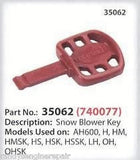 Tecumseh Push Pull Electric Starter Key 35062 MTD 725-1660 Ariens Sears Craftsma