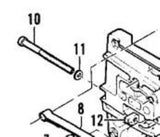 McCulloch 110527 bar chain adjustment tensioner kit assembly chainsaw