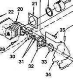 heat dam W/GASKET Homelite Craftsman Hedge trimmer 00917B 00917C up07271 + 98766a