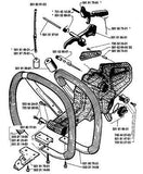 Husqvarna Throttle Trigger Lever # 501916602 281 288 chainsaw