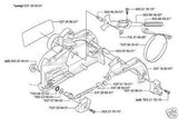 537286301 Husqvarna Clutch Side Cover with Chainbrake Rancher 455/460 New OEM