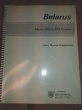 PARTS manual catalog book BELARUS 650, 652 tractor # 904650