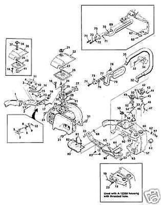 oem New Homelite A70623 70623 mount set of 4, fits 350 360 35SL