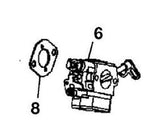 CARBURETOR UP08662A HOMELITE, Craftsman 38cc 45cc saw UT-10946-A UT-10946 UT-10942-A UT-10942