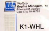 GENUINE WALBRO WHL CARBURETOR REPAIR KIT K1-WHL