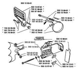 CHAIN GUIDE HUSQVARNA 503141201 3120 XP EPA CHAINSAW