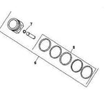 Kohler 25-874-01 standard piston assembly w/ rings