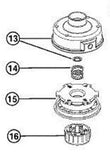 INNER REEL WITH LINE Ryobi 130r 280 700r 720r TRIMMER