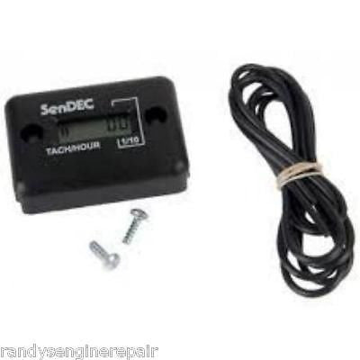 TACH HOUR METER ALERTS TO GREASE & CHANGE OIL READS RPM