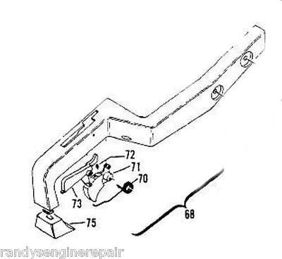 REAR HANDLE ASSEMBLY MCCULLOCH CHAINSAW 214723