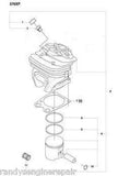 Piston & Cylinder kit assy HUSQVARNA 544367402 576 XP