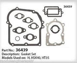 Tecumseh 36439 Engine Overhaul Gasket Kit fits many H, HSK40, HT35 models listed
