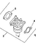 Kohler 12 853 169-S Carburetor with Gaskets