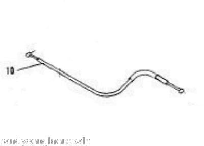 Throttle Cable McCulloch 222927, 223846 mac 65 eb S12