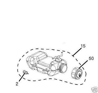 3075702 Homelite Fuel Tank Asm Toro Trimmer 300757002 51930 51932 51934 51936