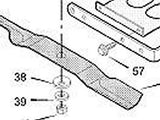 2 Blades Murray, Craftsman, Sears 690205e701ma, 95102e701 fits 42" decks New OEM