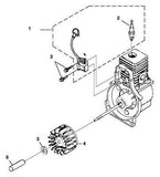 Rotor assembly Homelite 984521001 blower, trimmer