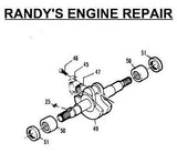 CRANKSHAFT SEAL MCCULLOCH 83859 TRIMMER BLOWER PUMP