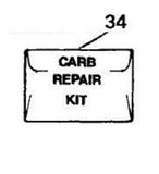 McCulloch Chainsaw Carb Kit, ZAMA C2S RB-18 for McCulloch 605 610 650 3.7 Timber Bear