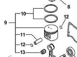 (2) Piston rings set OEM Echo CS-670 CSQ-680 QV-670 chainsaw Quick Vent Saw