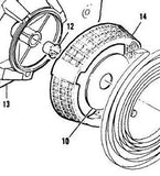 MCCULLOCH plastic shield recoil starter spring 86053