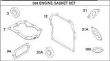 Engine Overhaul Gasket set kit W/SEALS 496865, 794218 OEM Briggs & Stratton