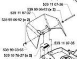 DISCHARGE CHUTE 539110732 HUSQVARNA RIDER MOWER