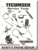 TECUMSEH Service Tool Catalog # 694862 SMALL ENGINE REPAIR TECHNICIAN INFO