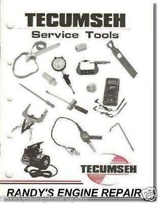TECUMSEH Service Tool Catalog # 694862 SMALL ENGINE REPAIR TECHNICIAN INFO