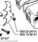 Husqvarna inner felling dog 503 13 92-01 503139201