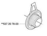 Husqvarna 537207803 537 20 78-03 Oil pump pinion gear 537207806 537 20 78-06