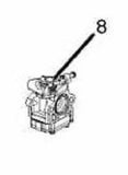 Genuine OEM Homelite Carburetor 3074502 with mounting gasket