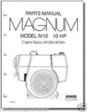 TP-2229-C NEW PARTS Manual For M10 KOHLER Engine