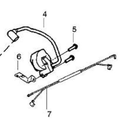 530047442 Grounding Ground Strap Poulan, Craftsman chainsaw part 530 04 74-42