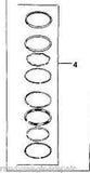 K321 K582 M14 PISTON RINGS SET OLD STYLE STANDARD .003