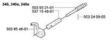 oil pump HUSQVARNA CHAINSAW 340 345 345e epa