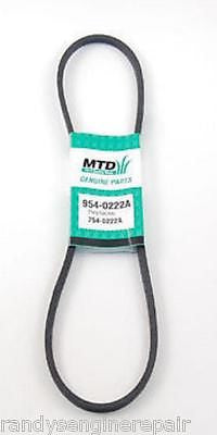 OEM Replacement Belt For Mtd 954-0189, 954-0222, 954-0222a, 954-0274