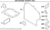 GASKET OVERHAUL KIT WITH SEALS BRIGGS & STRATTON 497070