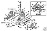 oil discharge line a59806 up00031 HOMELITE SXLAO Big Red Super XL Auto CHAINSAW