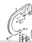 SCREW for Chainbrake Lever 120028 vintage MCCULLOCH 310 320 330 340 MAC CAT EB 2.1