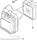 Husqvarna 130BT Air Filter + Cover 504115201 521751401