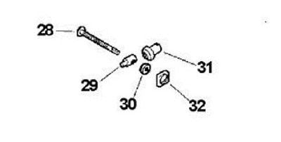 CHAIN BAR TENSIONER ADJUSTER ECHO CS670 QV670 PARTS